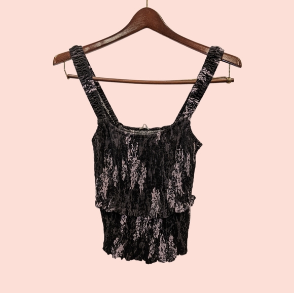 Free People Intimately Retro Hannah Smocked Tank Top Super Soft and Stre… - Picture 3 of 8